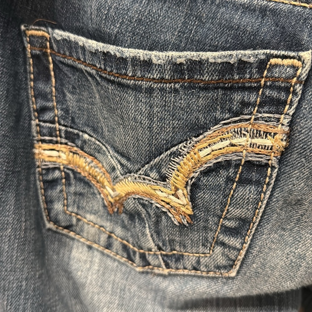 Big Star Blue Flare Wide Leg Jeans